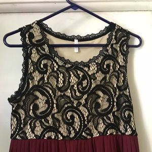 Pink blush maternity dress